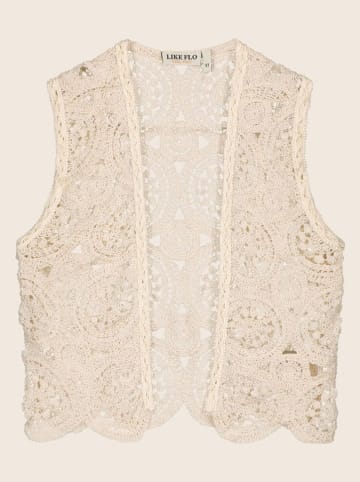Like Flo Gebreide gilet "Diana" crème