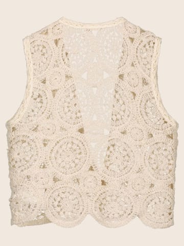 Like Flo Gebreide gilet "Diana" crème