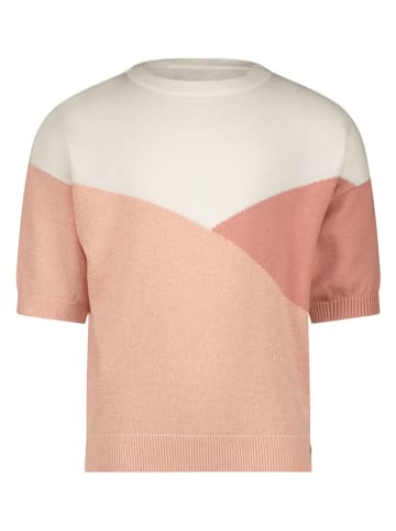 NONO Strickshirt in Beige/ Rosa