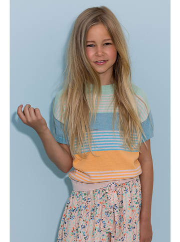 NONO Pullover in Blau/ Orange