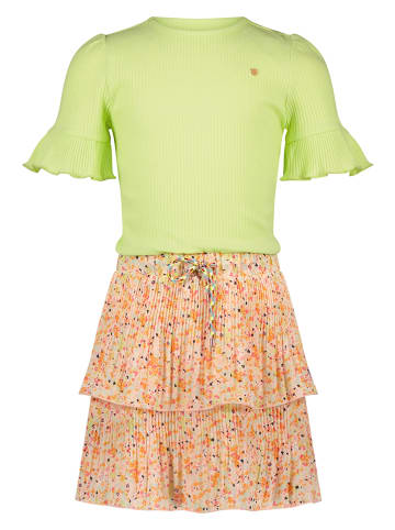 NONO Kleid in Grün/ Orange