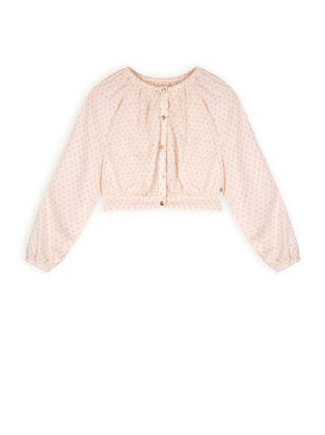 NONO Bluse "Tomas" in Beige/ Rosa