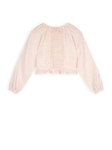 NONO Bluse "Tomas" in Beige/ Rosa