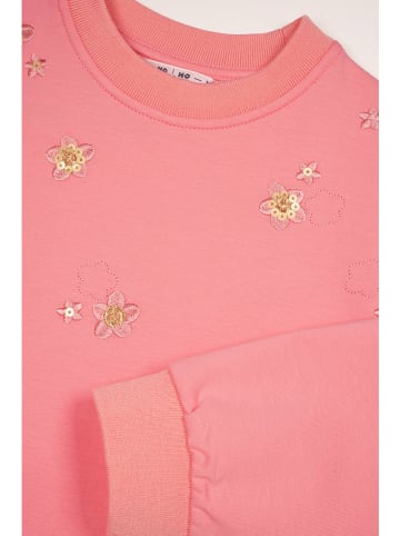 NONO Bluza "Kimas" w kolorze jasnoróżowym