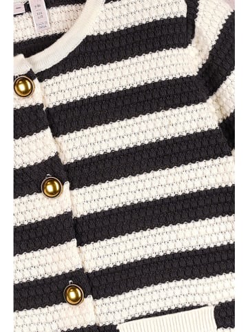 NONO Vest "Aiko" wit/zwart