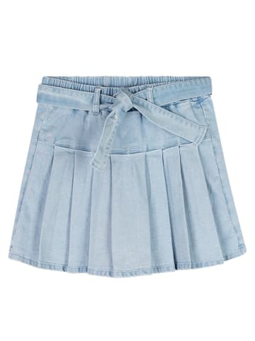No-No Spódnica dżinsowa "Sella" w kolorze błękitnym