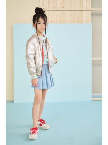 No-No Spódnica dżinsowa "Sella" w kolorze błękitnym