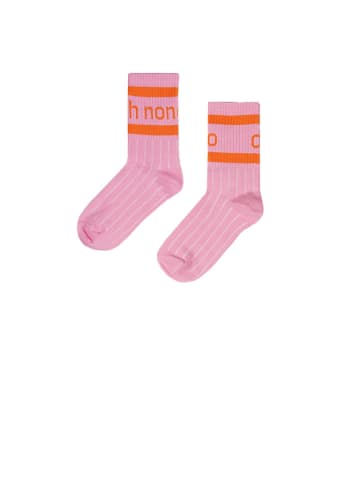 NONO Socken "Reno Sporty" in Rosa/ Orange