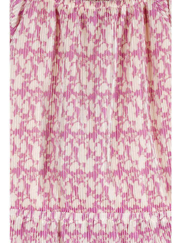 NONO Bluse "Tiny" in Creme/ Rosa