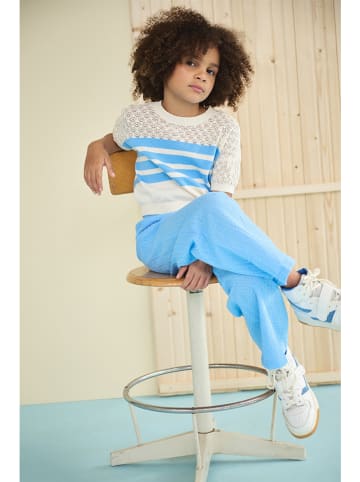 NONO Trui "Keya" crème/lichtblauw