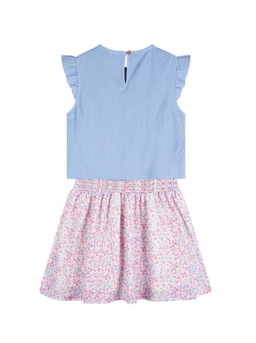 NONO Kleid "Mayke" in Hellblau/ Rosa/ Lila