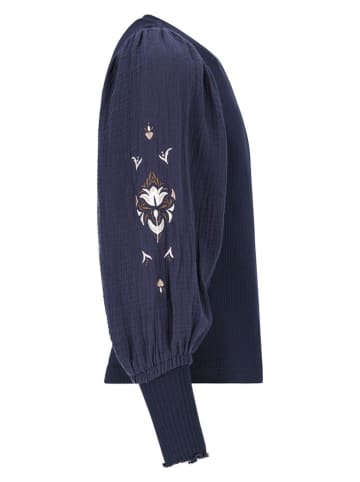 Like Flo Blouse donkerblauw