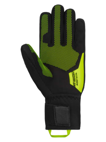 Reusch Rękawiczki funkcyjne "Worldcup Warrior Speedline" w kolorze czarno-zielonym
