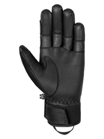 Reusch Leder-Ski-/ Snowboardfingerhandschuhe "Cooper" in Schwarz