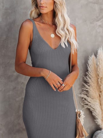 Milan Kiss Jurk grijs