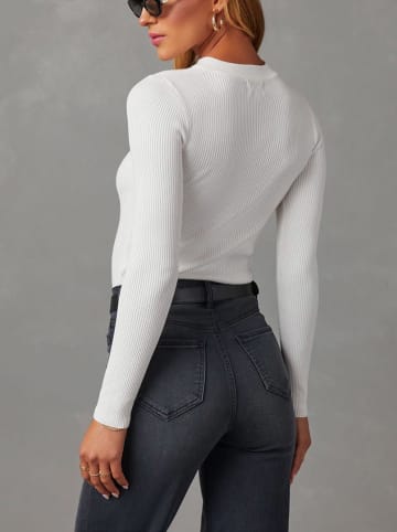 Milan Kiss Longsleeve in Weiß