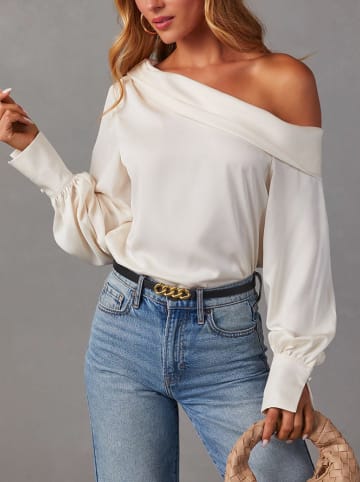 Milan Kiss Bluse in Creme
