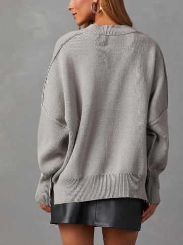 Milan Kiss Pullover in Grau
