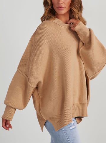 Milan Kiss Pullover in Beige
