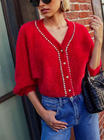 Milan Kiss Cardigan in Rot