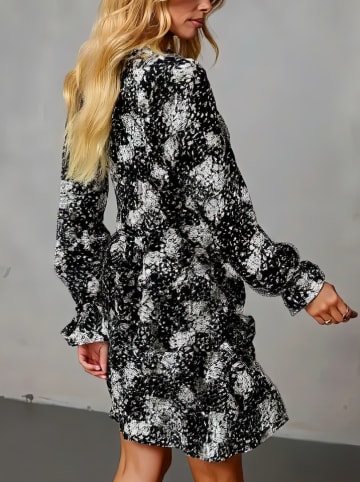 Milan Kiss Kleid in Schwarz/ Weiß