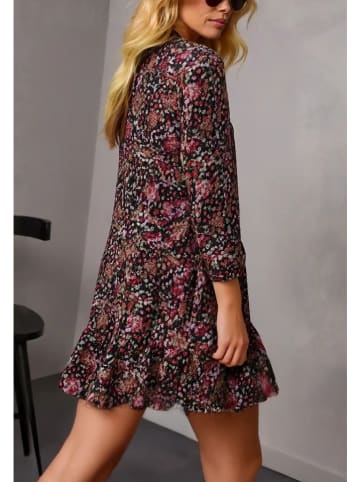 Milan Kiss Kleid in Schwarz/ Rosa