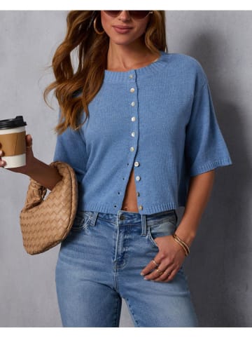 Milan Kiss Cardigan in Hellblau