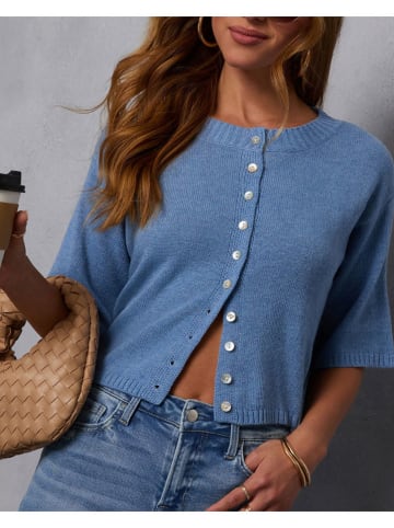Milan Kiss Cardigan in Hellblau