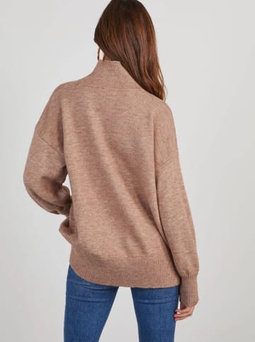 Milan Kiss Pullover in Hellbraun