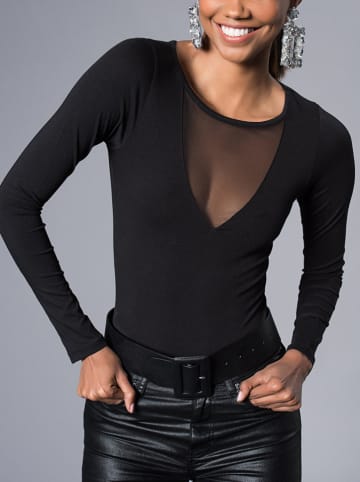 Milan Kiss Bluse in Schwarz