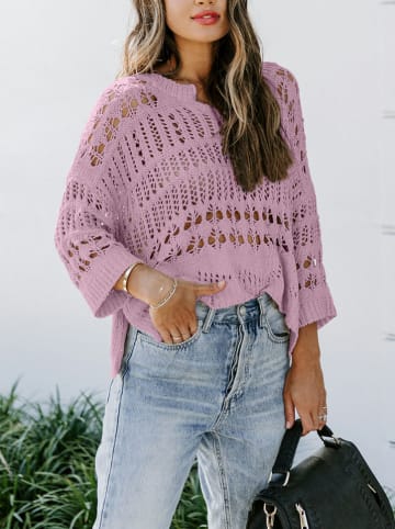 Milan Kiss Pullover in Rosa