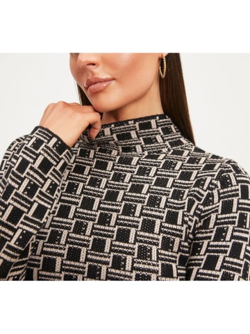 Milan Kiss Longsleeve in Schwarz/ Creme