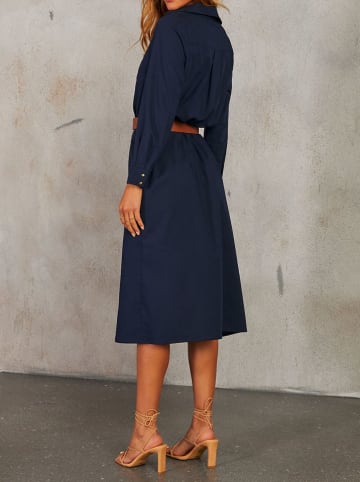 Milan Kiss Jurk donkerblauw