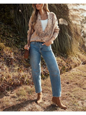 Milan Kiss Cardigan in Hellbraun