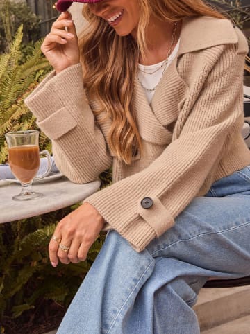 Milan Kiss Cardigan in Beige