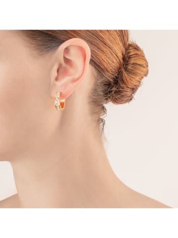 COEUR DE LION Halfcreolen met kristallen