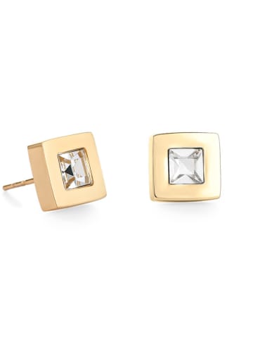 COEUR DE LION Gecoate oorstekers met kristallen