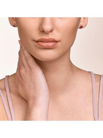 COEUR DE LION Gecoate oorstekers met kristallen