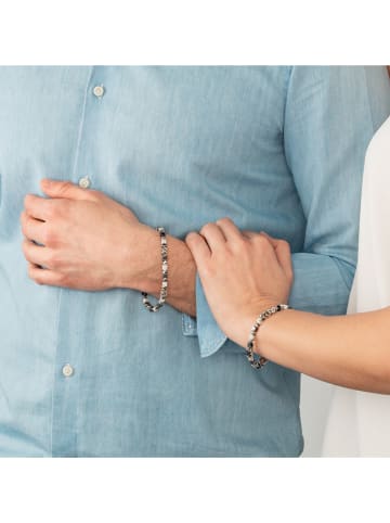 COEUR DE LION Beschicht. Armkette mit Edelsteinen