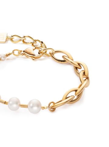 COEUR DE LION Gecoate armband met parels