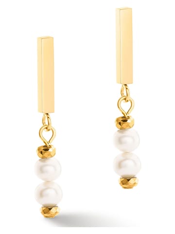 COEUR DE LION Kolczyki-wkrętki z perłami