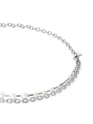 COEUR DE LION Gecoate ketting met parels - (L)68 cm