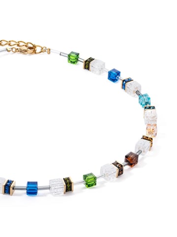 COEUR DE LION Gecoate ketting met swarovski kristallen - (L)42 cm