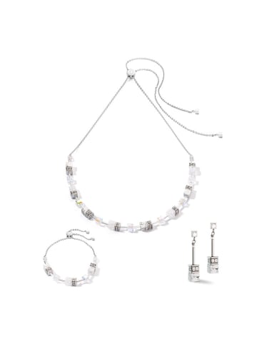 COEUR DE LION Beschicht. Halskette mit Swarovski Kristallen - (L)74 cm