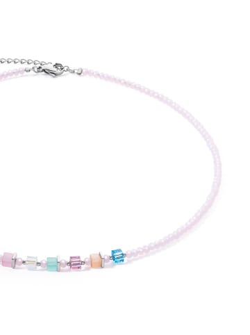 COEUR DE LION Beschicht. Halskette mit Swarovski Kristallen - (L)42 cm