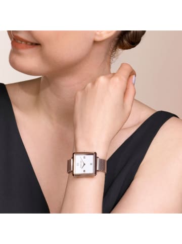 COEUR DE LION Zegarek kwarcowy w kolorze różowozłoto-białym