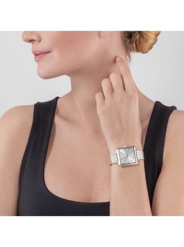 COEUR DE LION Kwartshorloge zilverkleurig