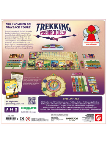 Game Factory Brettspiel "Trekking - Reise durch die Zeit" - ab 10 Jahren