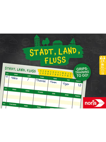 Noris Spielblock "Stadt, Land, Fluss" - ab 8 Jahren