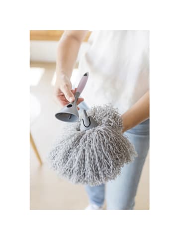 Vigar 2-delige set: microvezel plumeaus grijs - (H)34 cm